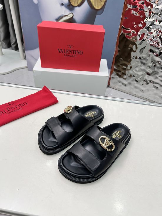 Valentino Classic Italian High-End Custom Leather Shoes