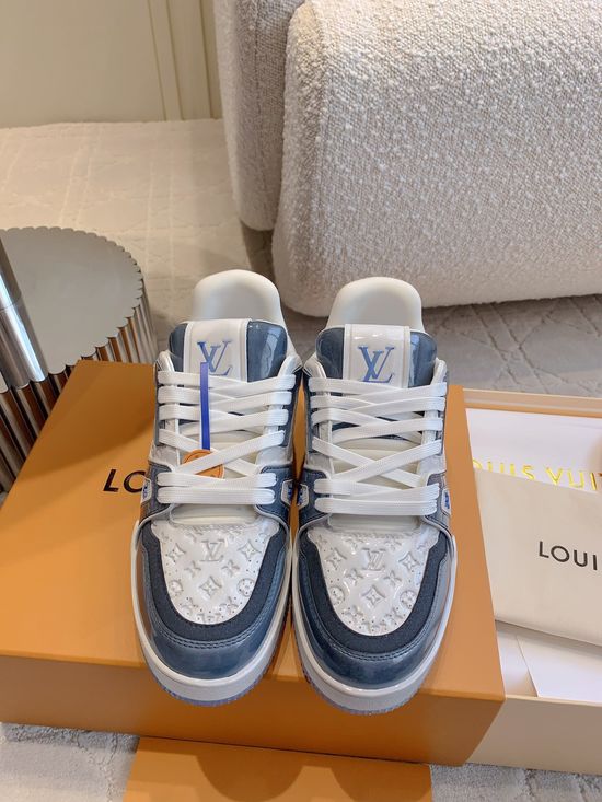 Louis Vuitton Premium Classic Retro Casual Skateboard Sneakers