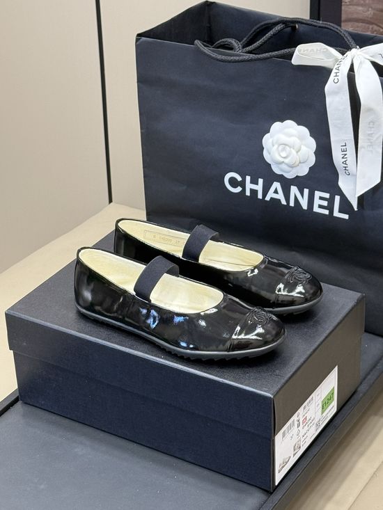 Chanel Soft Sheepskin Upper Round Toe Comfort Mary Jane Shoes