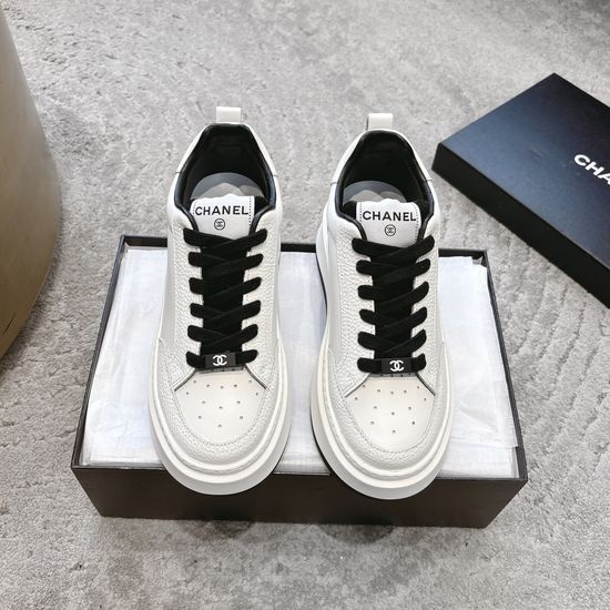 Chanel Two-tone Casual Sneakers Durable Sole Comfortable Daily Shoes