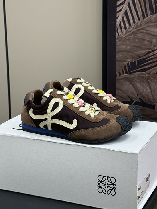 Loewe Soft Flexible Asymmetric Toe Casual Comfort Shoes