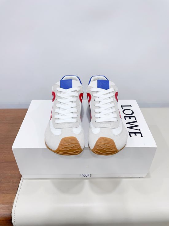 Loewe Minimalist Stitching Casual Sneakers Lightweight Breathable Non-slip Shoes