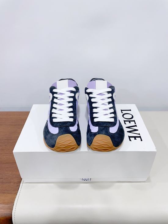 Loewe Minimalist Stitching Casual Sneakers Lightweight Breathable Non-slip Shoes