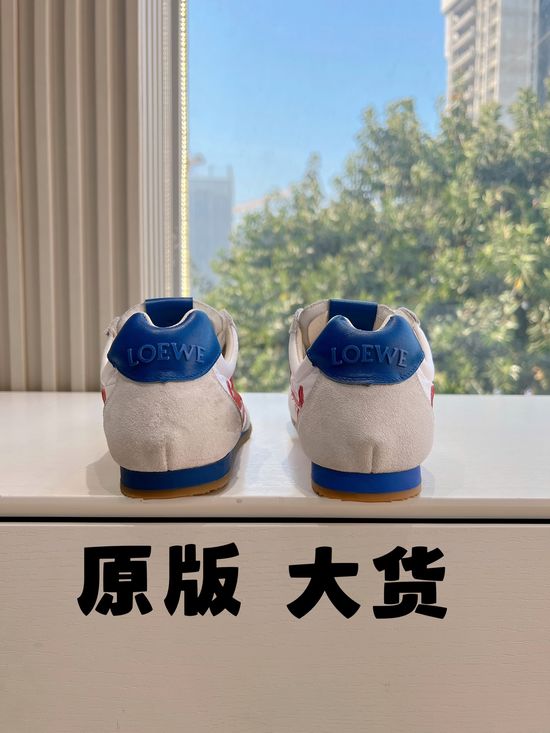 Loewe Minimalist Stitched Casual Fashion Sneakers