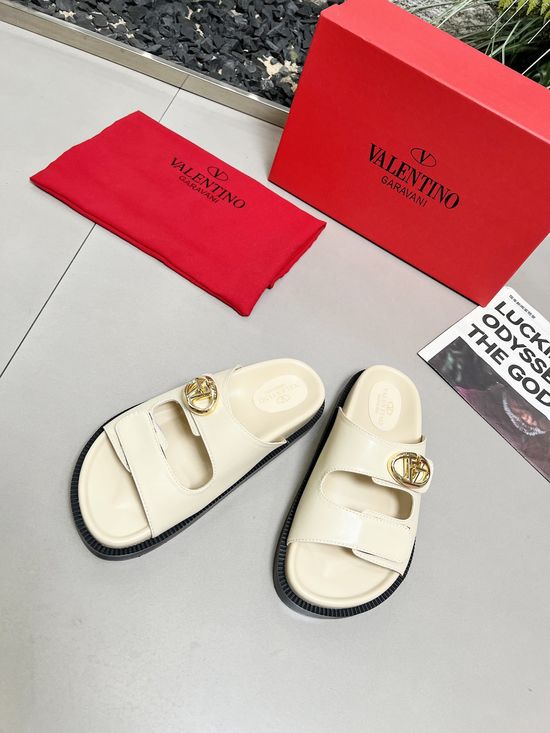 Valentino Timeless Italian Classic Black Leather Shoes