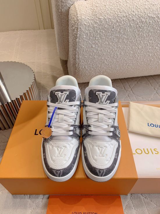 Louis Vuitton Premium Classic Casual Fashion Skate Board Shoes