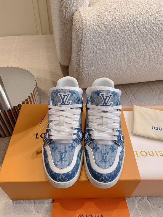 Louis Vuitton Premium Classic Casual Fashion Skate Board Shoes