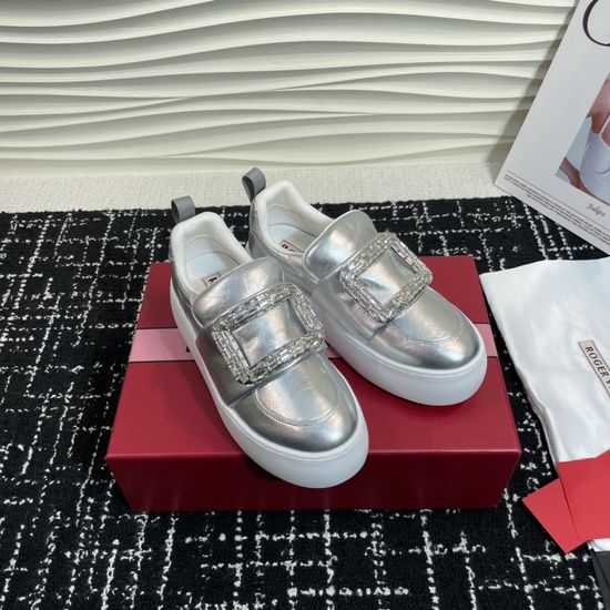 Roger Viver Puffy Thick-soled Casual Sneakers Soft Comfortable Upper
