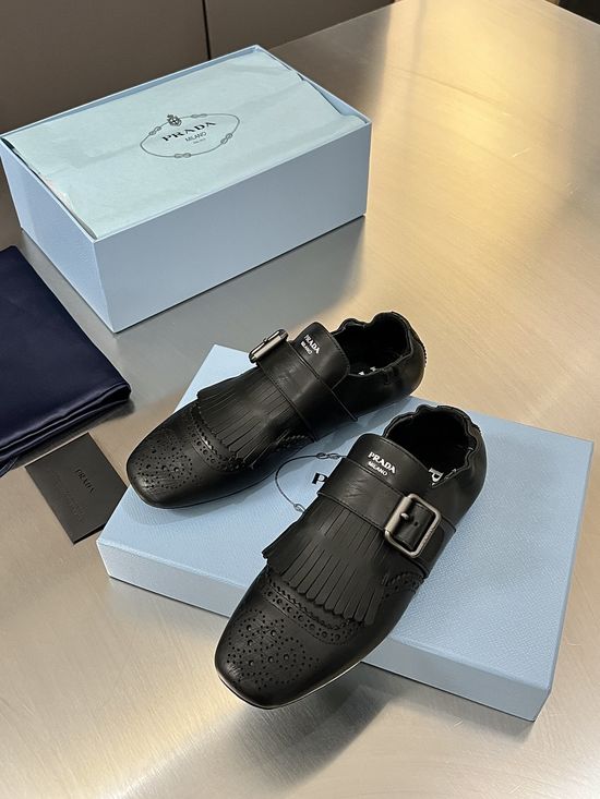 Prada Vintage Tassel Decor Loafer Shoes