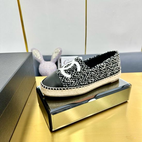 Chanel Classic Espadrilles Slip On Casual Comfortable Shoes