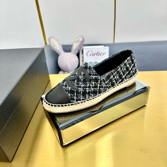 Chanel Classic Espadrilles Slip On Casual Comfortable Shoes