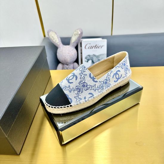 Chanel Classic Espadrilles Slip On Casual Comfortable Shoes
