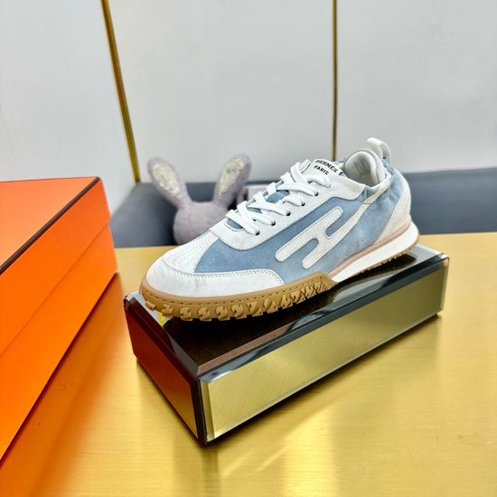 Hermes Comfortable Breathable Premium Leather Casual Sneakers