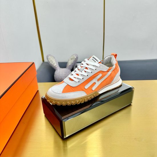 Hermes Comfortable Breathable Premium Leather Casual Sneakers
