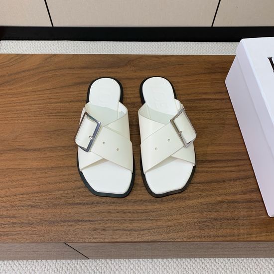 Loewe Classic Crisscross Slides with Premium Cowhide Upper