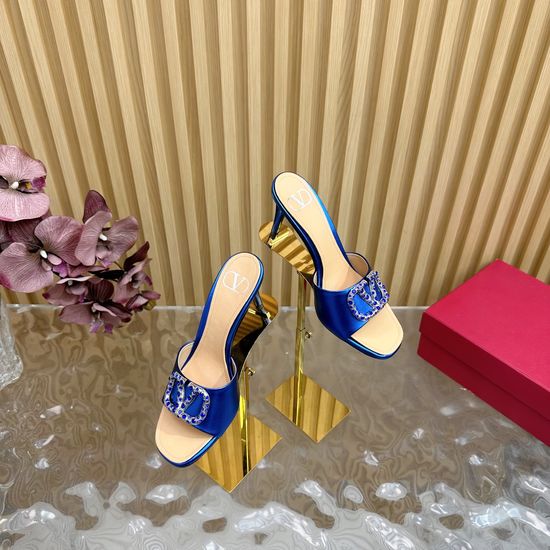 Valentino Rhinestone Buckle Snake Print Leather High Heel Sandals