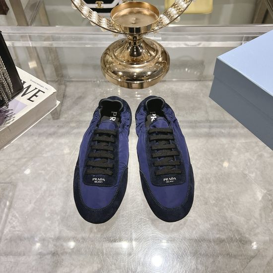 Prada Suede Casual Sneakers Lightweight Comfortable Walking Footwear