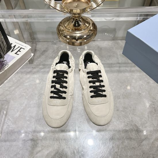 Prada Suede Casual Sneakers Lightweight Comfortable Walking Footwear