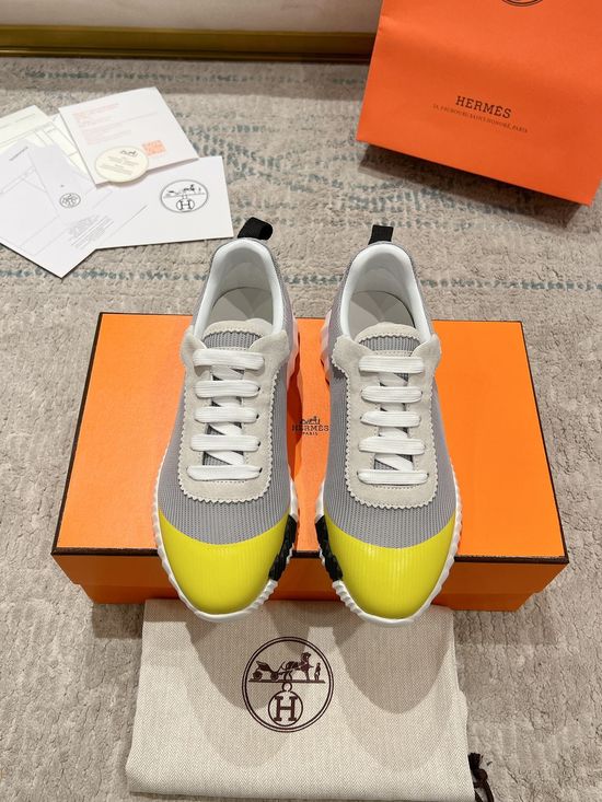 Hermes Color Block Lightweight Comfortable Casual Sneakers