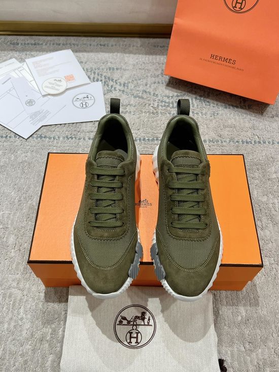 Hermes Color Block Lightweight Comfortable Casual Sneakers