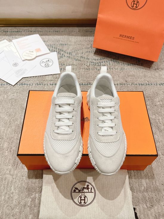 Hermes Color Block Lightweight Comfortable Casual Sneakers