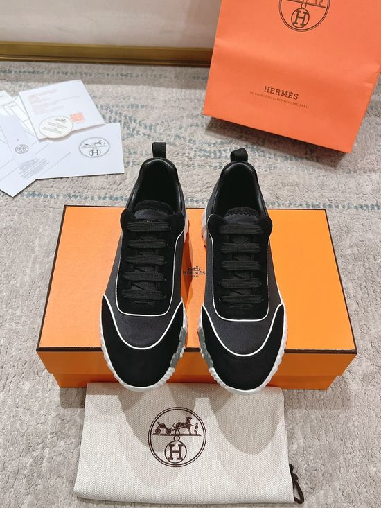 Hermes Color Block Lightweight Comfortable Casual Sneakers