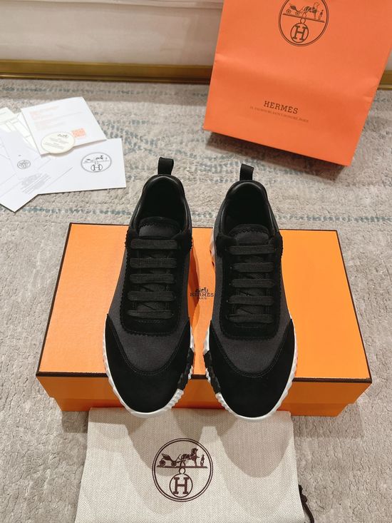 Hermes Color Block Lightweight Comfortable Casual Sneakers