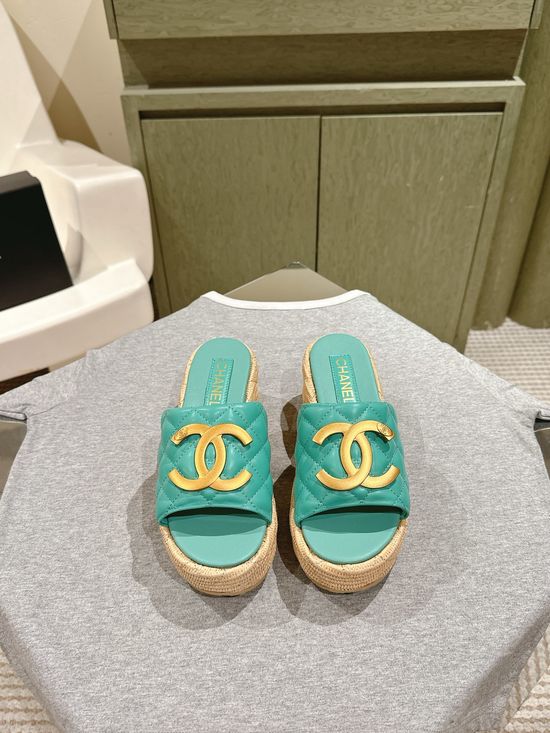 Chanel Camellia Thick Sole Genuine Leather Casual Shoes