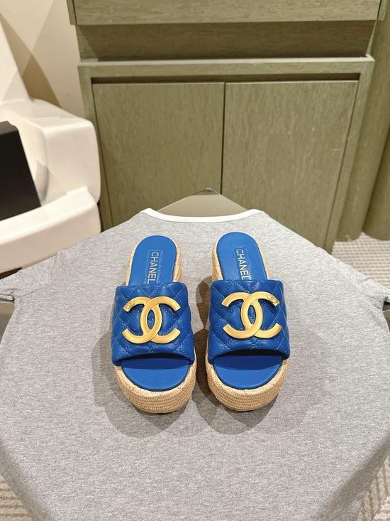 Chanel Camellia Thick Sole Genuine Leather Casual Shoes