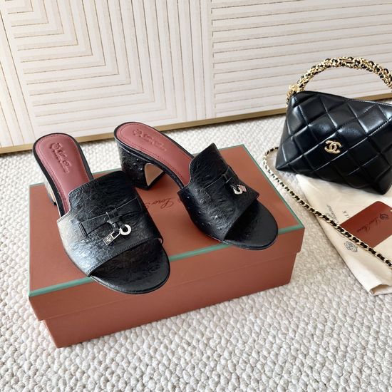 Loro Piana Suede Leather Sandals with Water Resistant Finish