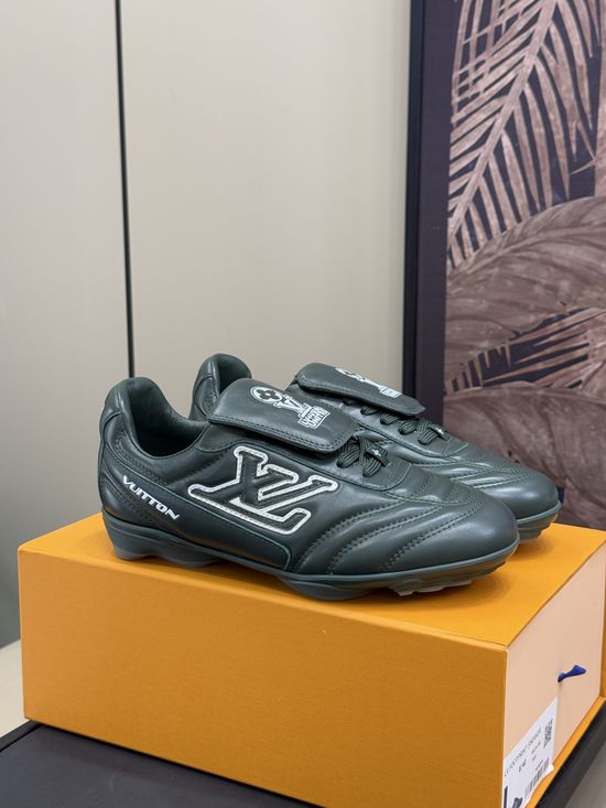 Louis Vuitton Dynamic Football-Inspired Athletic Shoes