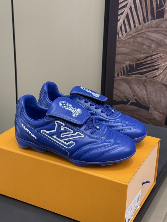Louis Vuitton Dynamic Football-Inspired Athletic Shoes
