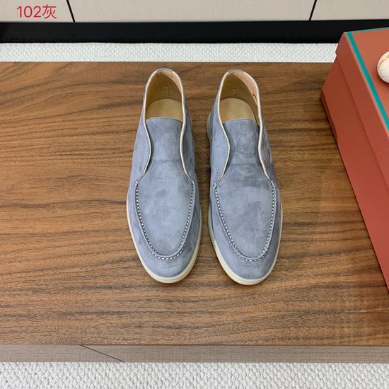 Loro Piana High Top Soft Suede Casual Loafer Footwear