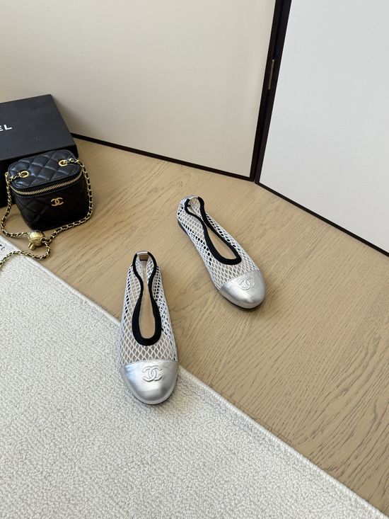 Chanel Mid Heel Elegant Comfortable Casual Versatile Dress Shoes