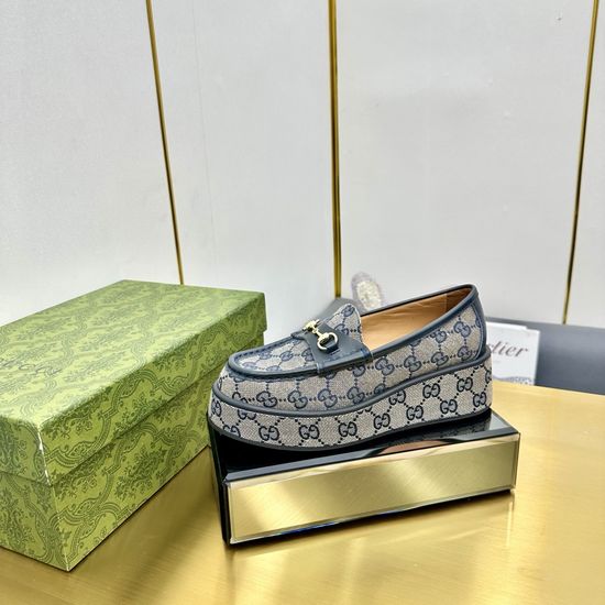 Gucci High Platform Waterproof Slingback With GG Logo