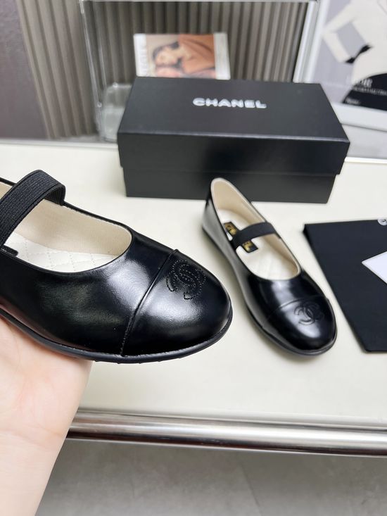 Chanel Patent Leather Elegant Mary Jane Casual Daily Shoes