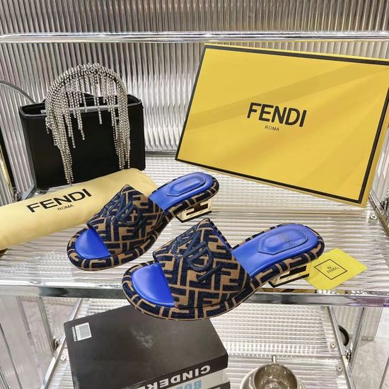 Fendi Platform Slide Sandals Soft Comfortable Premium Durable Sole