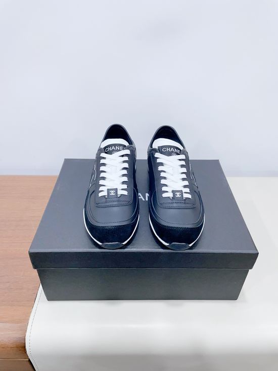 Chanel Fashion Casual Comfortable Cowhide Upper Training Shoes