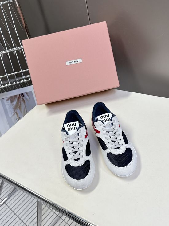 Miu Miu Classic Breathable Mesh Casual Trainers Daily Comfort Shoes