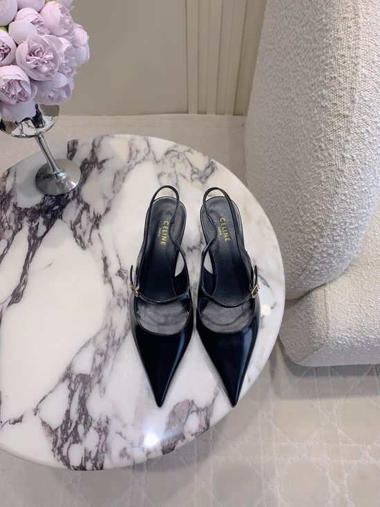 Celine Pointed Toe Stiletto Elegant Comfortable Leather Shoes