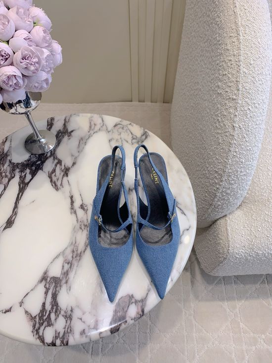 Celine Pointed Toe Stiletto Elegant Comfortable Leather Shoes