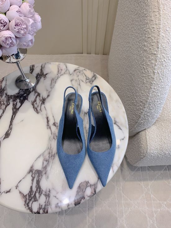 Celine Pointed Toe Stiletto Elegant Comfortable Leather Shoes