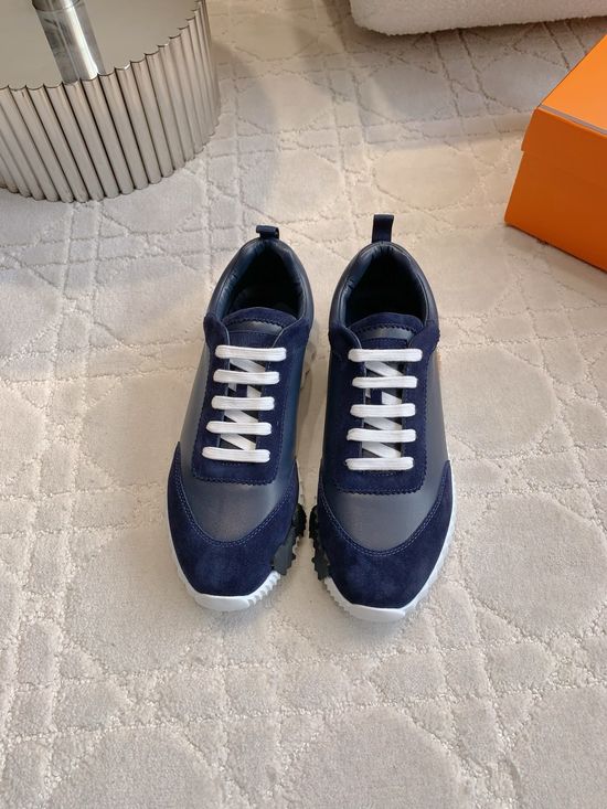 Hermes Cowhide Upper Soft Comfortable All-match Casual Shoes