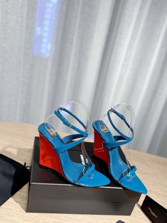 Yves Saint Laurent Rhinestone Decor High Heel Dress Sandals