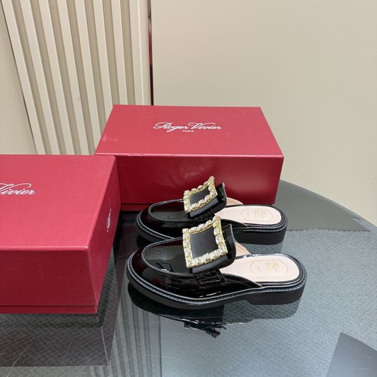 Roger Viver Premium Leather Loafers Comfortable All Season Versatile Shoes