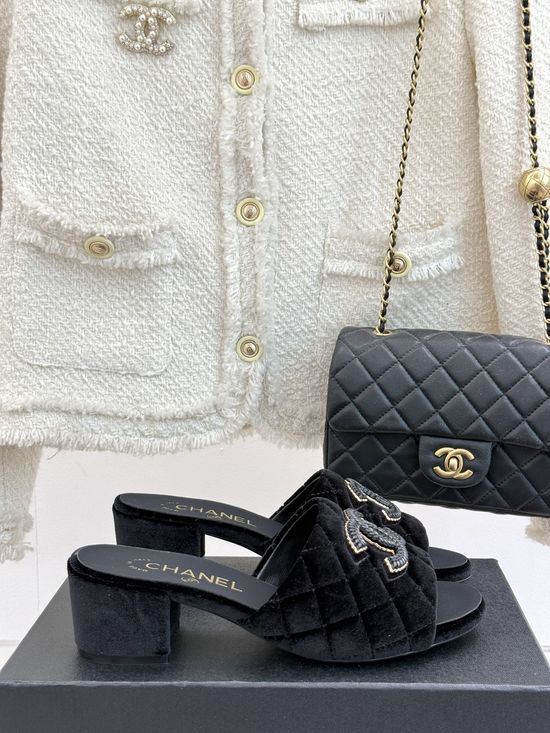 Chanel Classic Quilted Pattern Slides with Elegant Design and Soft Insole