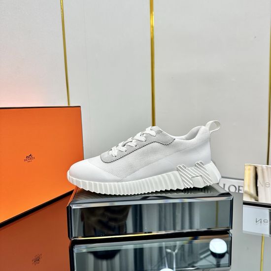 Hermes Classic Color Block Casual Comfortable Walking Shoes