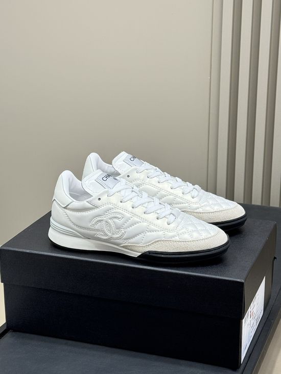 Chanel Soft Sheepskin Tennis Shoes Stylish Comfortable Footwear