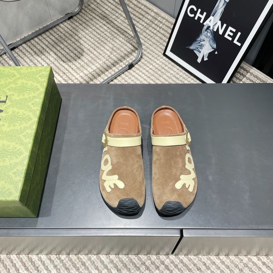 Loewe Color Block Round Toe Casual Sneakers