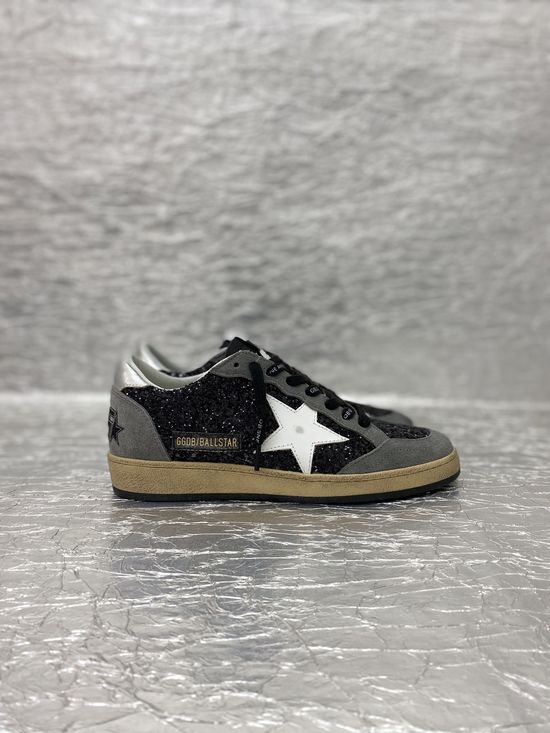 Golden Goose Handcrafted Distressed Leather Sneakers with Logo Details
